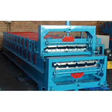 Double Layer Tile Roll Forming Machine